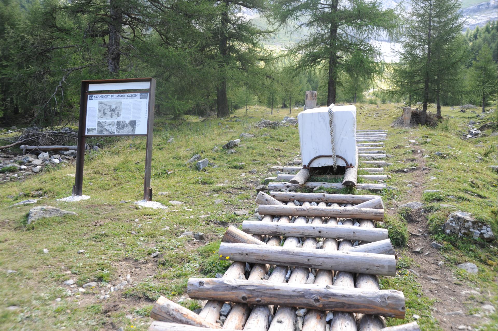 Marmorabbau im Nationalpark Stilfserjoch - Göflaner Marmorbruch und