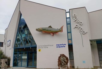 Il centro visitatori aquaprad nel Parco Nazionale dello Stelvio