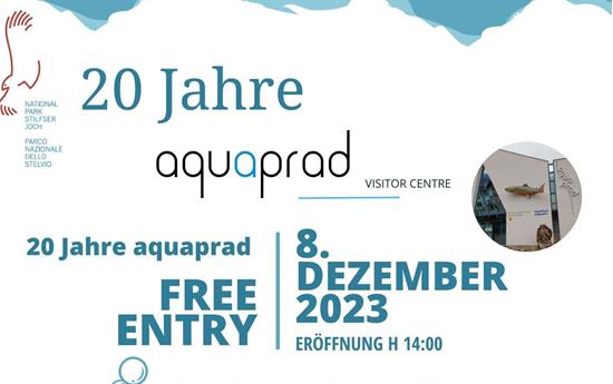 20-jähriges Bestehen des Aquaprad-Besucherzentrums