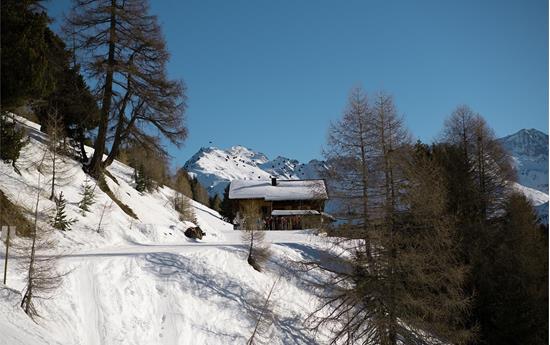 Winterwanderung Fragges – Prader Alm - Furkelhütte