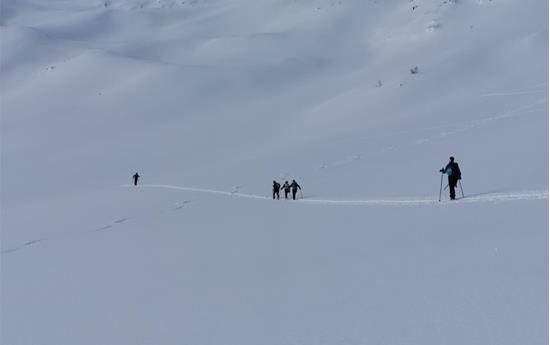 Ski Tour to the Vordere Schöneck Peak